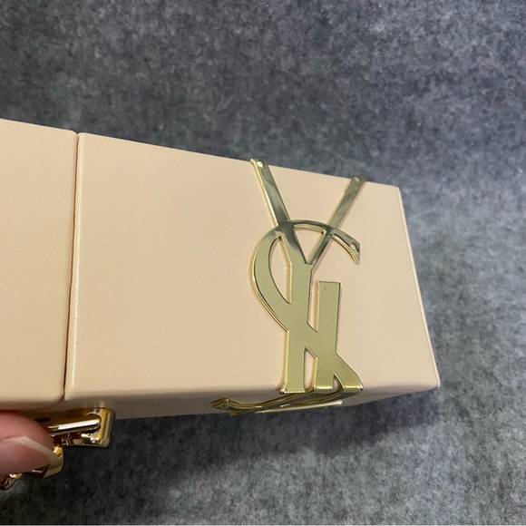 🆕 Yves Saint Laurent Libre Perfume Box Converted Bag Beige - Picture 6 of 13